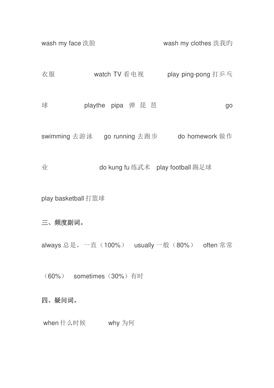 2025年最全人教版五年级英语下册知识点_第3页