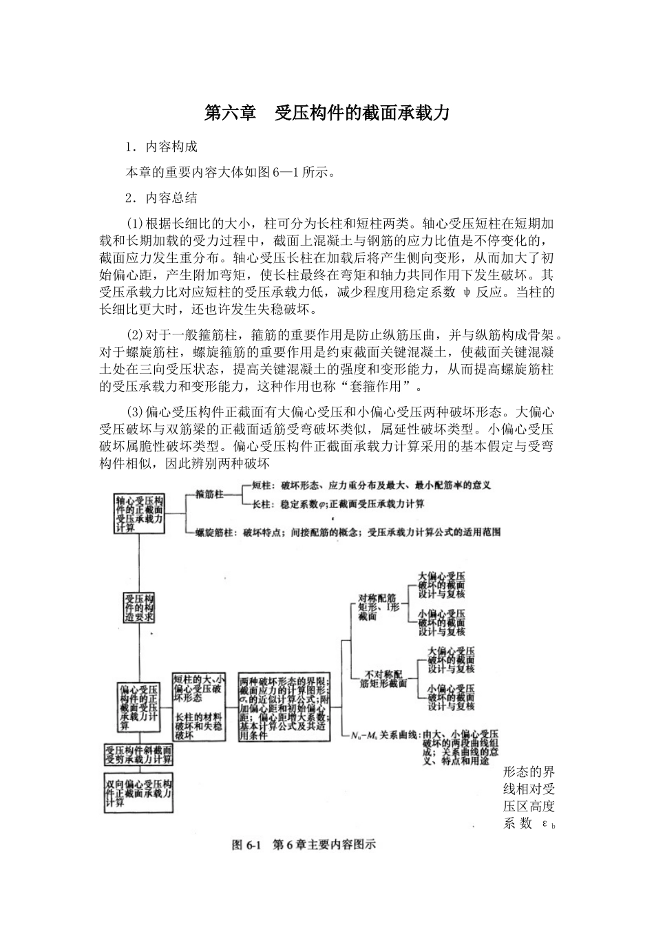 2025年混凝土结构设计原理第六章受压构件的截面承载力山东大学期末考试知识点复习_第1页