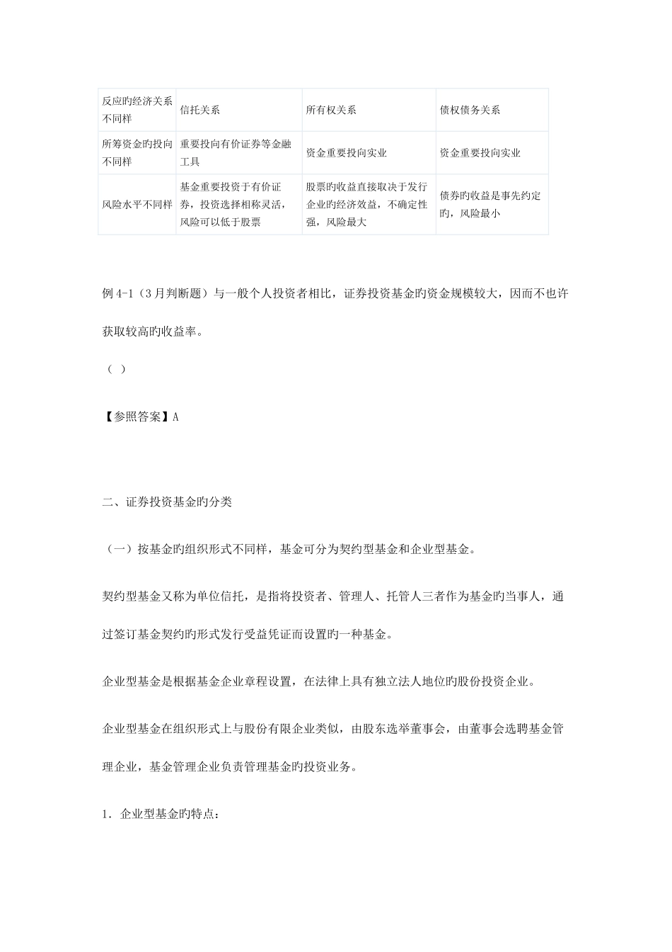 2025年证券从业考试证券市场基础课堂笔记证券投资基金_第3页