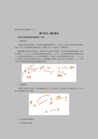2025年注会经济法科目考点解读第04章合同法律制度