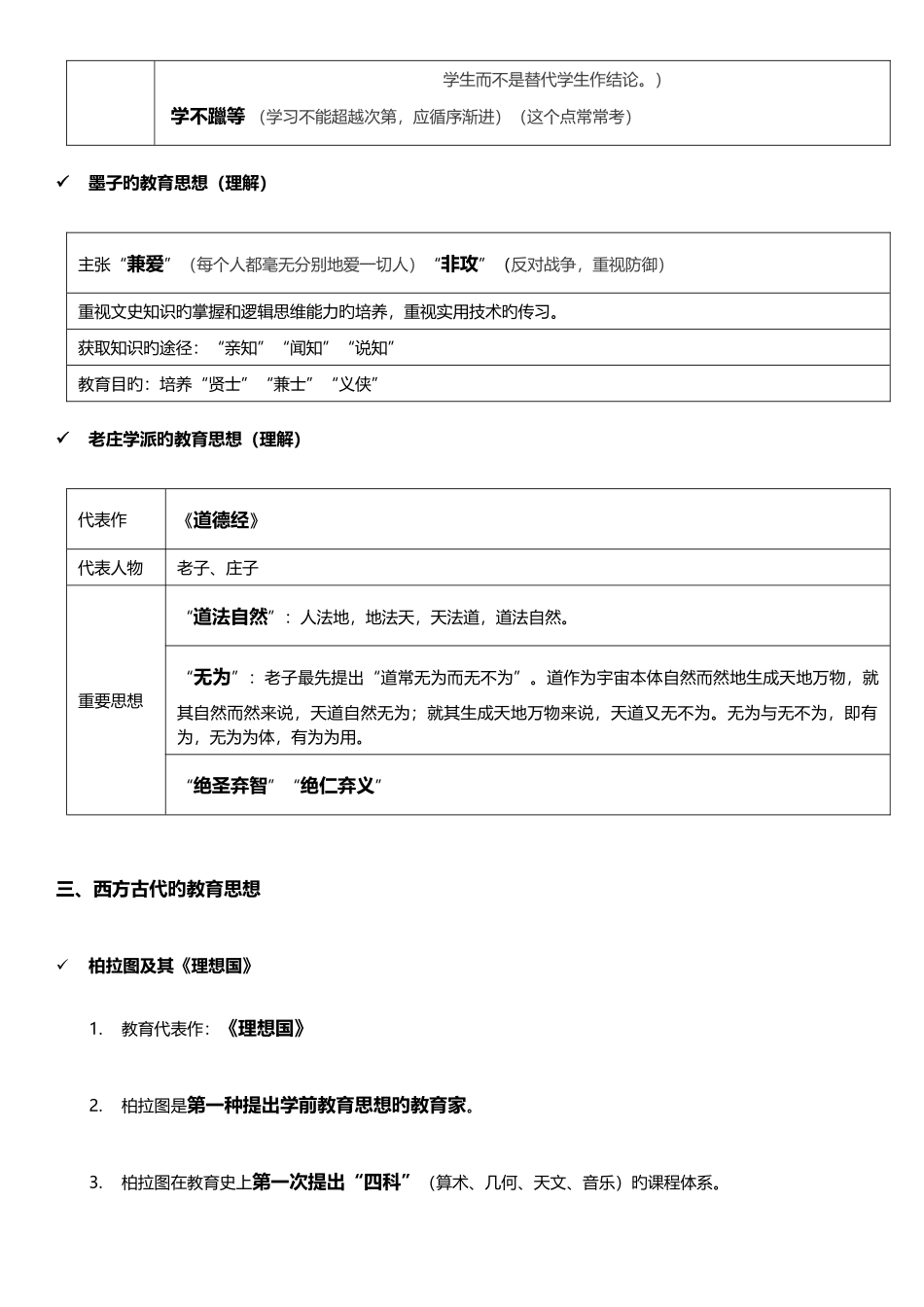 2025年教师资格证中学教育知识与能力重点知识整理_第3页