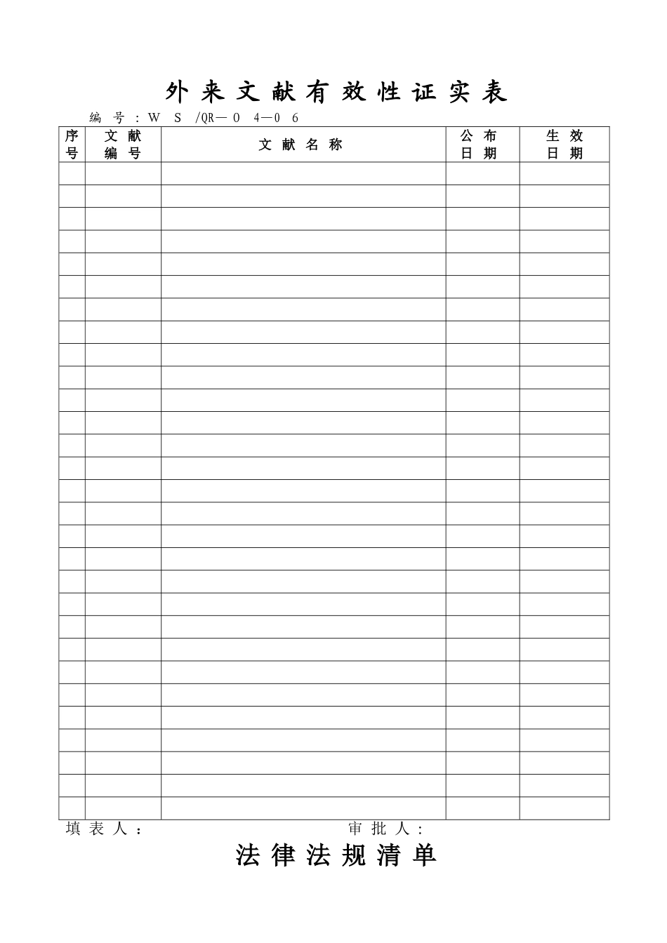 2025年ISO9001表格全套范本_第3页