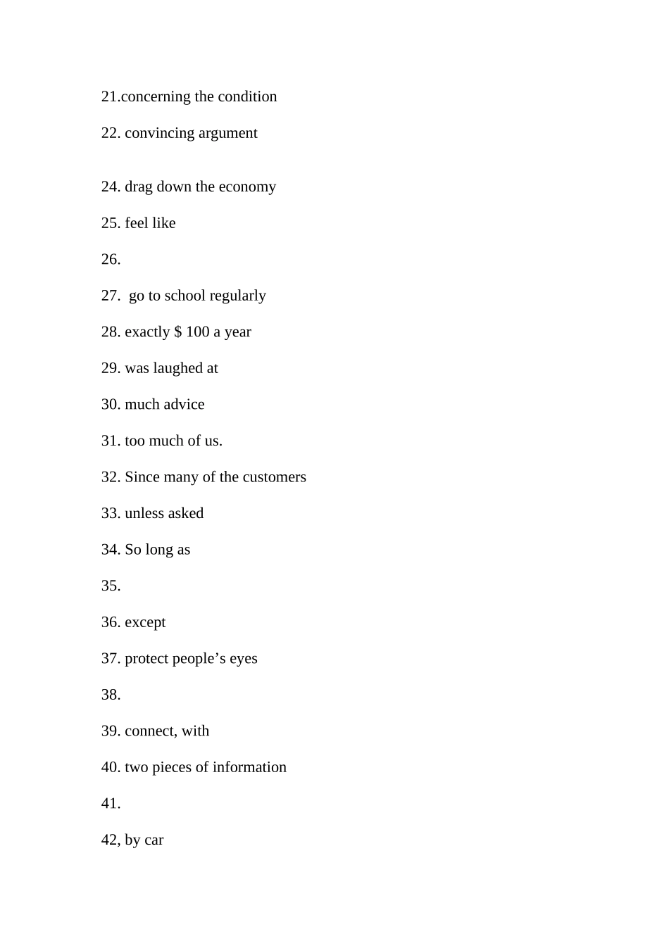 2025年新版学位英语复习资料_第3页