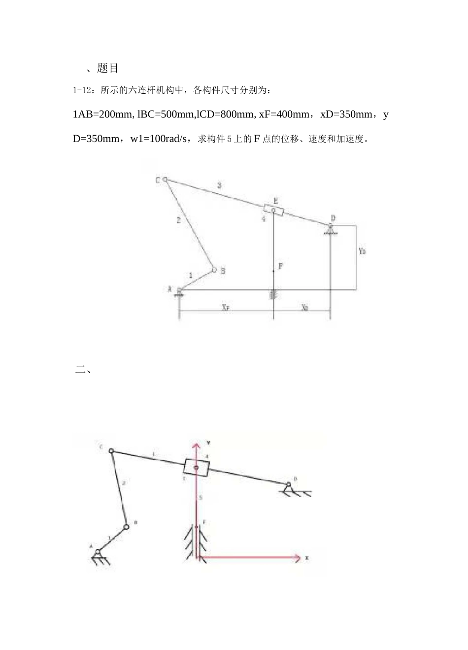 机械原理大作业_第2页