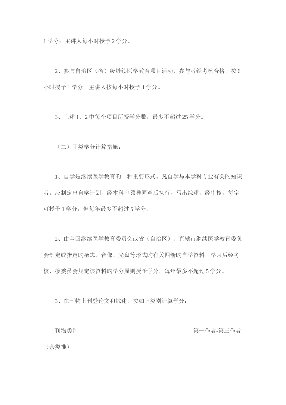 2025年继续教育学分计算标准及要求_第3页