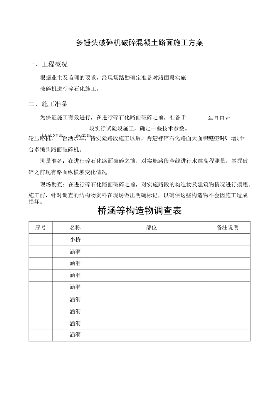 破碎施工方案_第1页