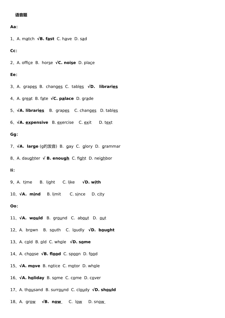 2025年电大会计学位英语辨音机考占全部翻译_第1页