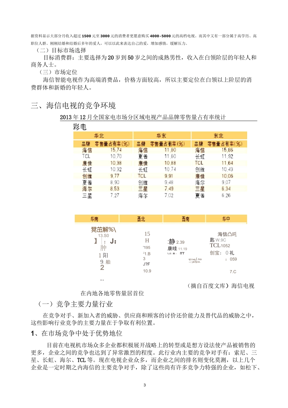 海信电视营销策划方案 _第3页