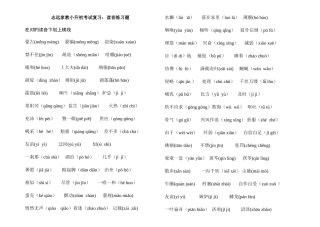 2025年小升初语文基础知识练习