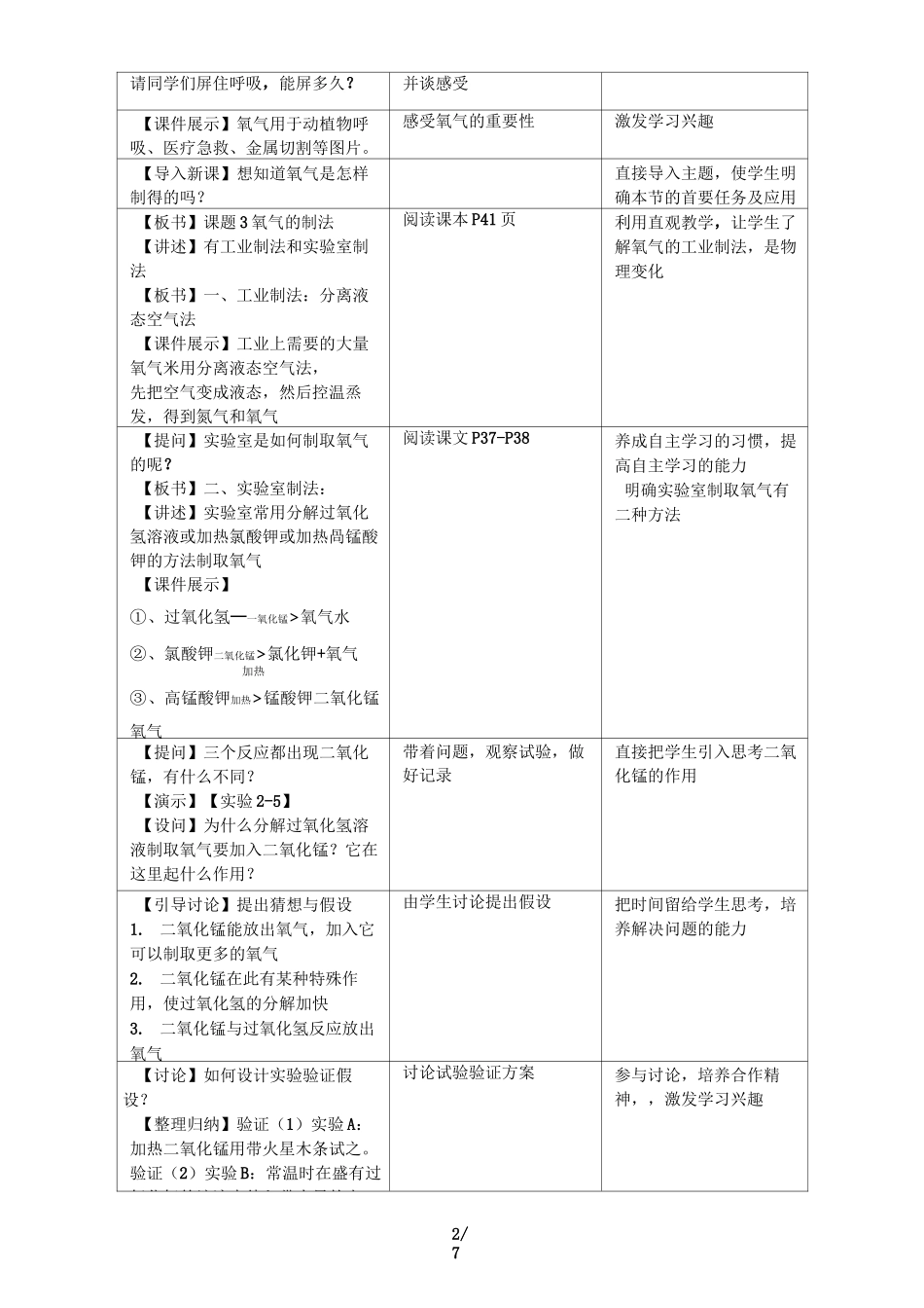 《制取氧气》教案_第2页