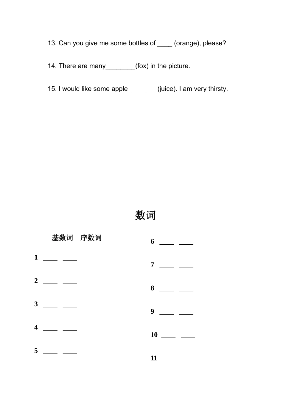 2025年英语小升初所有重点_第3页