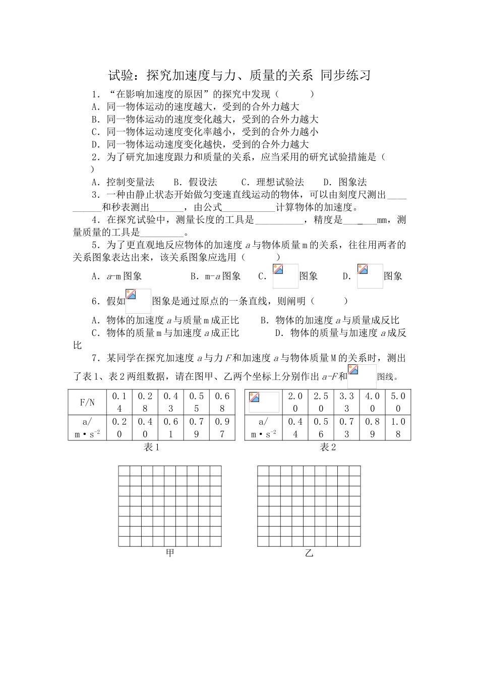 2025年高考物理第二轮考点备考训练题_第1页
