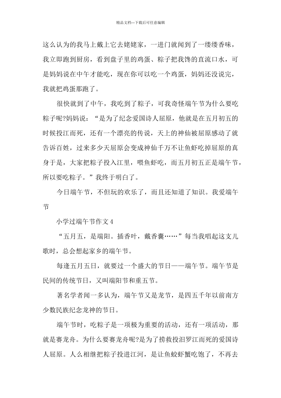 小学过端午节作文5篇_第3页