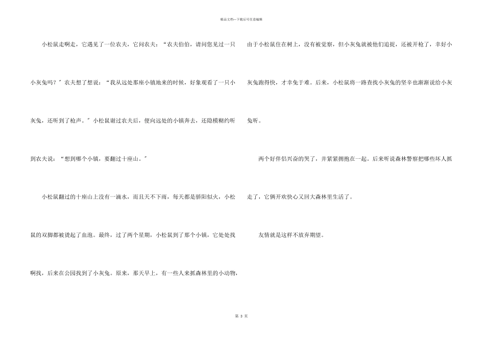 小灰兔和小松鼠_第3页