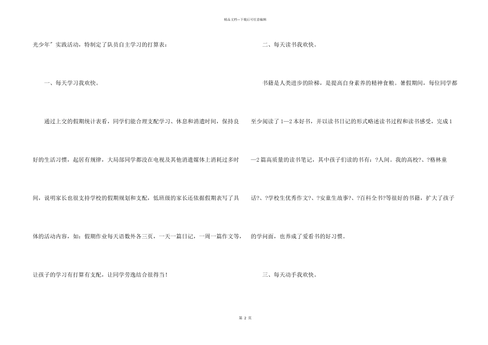 少先队活动总结3篇_第2页