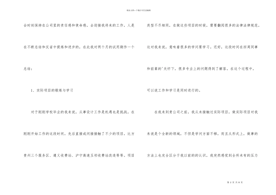 工作试用期小结_第2页