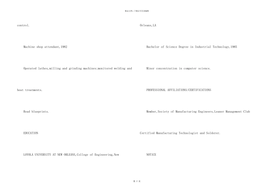 工程师的英文简历和优秀简历小技巧_第3页