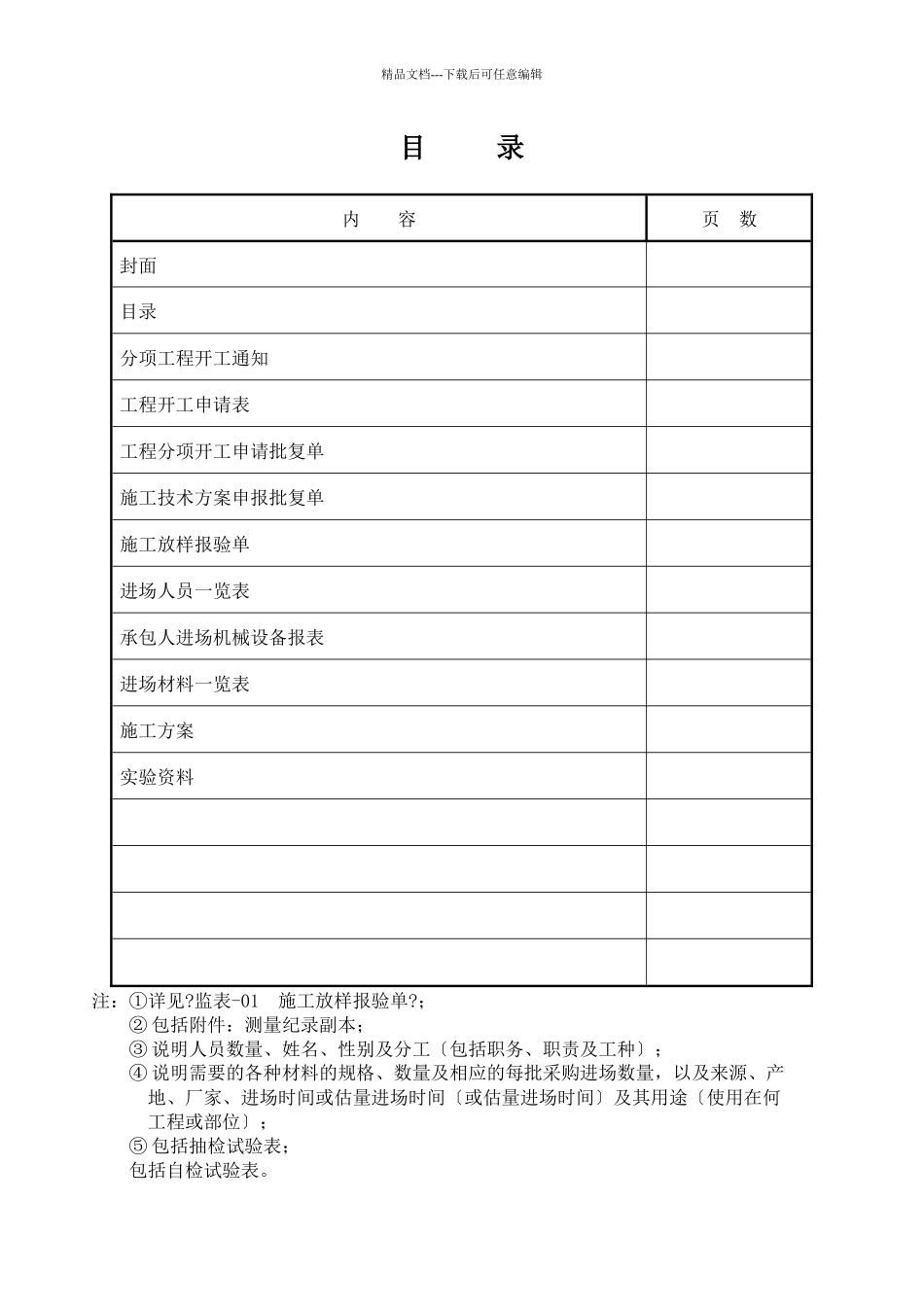工程开工报告相关资料_第2页