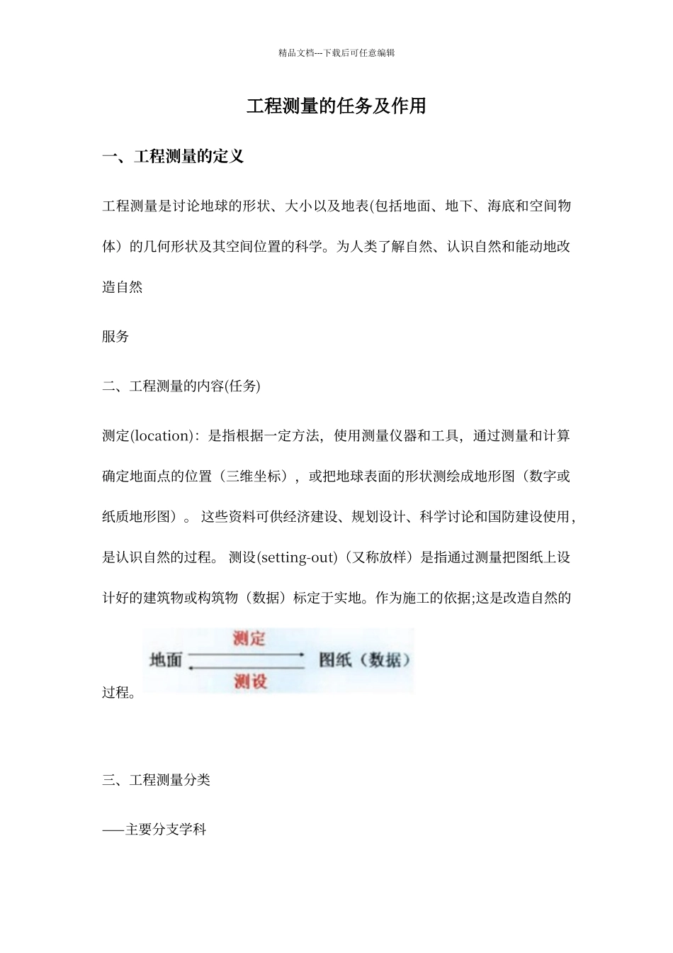 工程测量的任务及作用_第1页