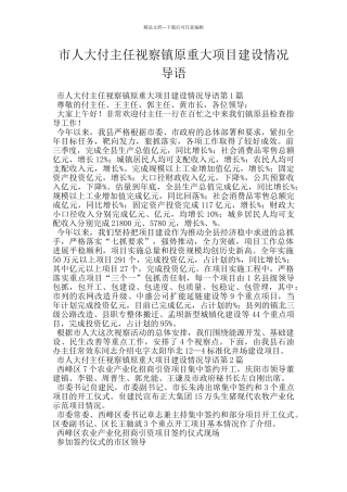 市人大付主任视察镇原重大项目建设情况导语