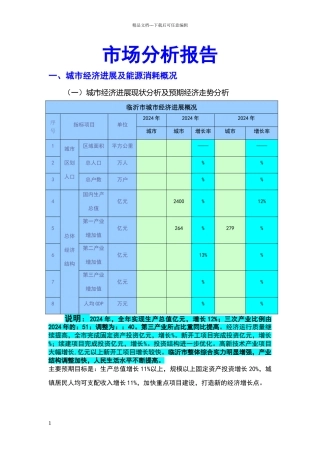 市场分析报告