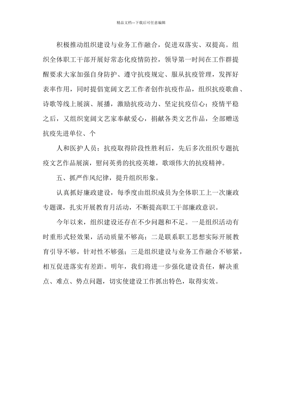 市文联党组书记2024年党建工作述职报告_第2页