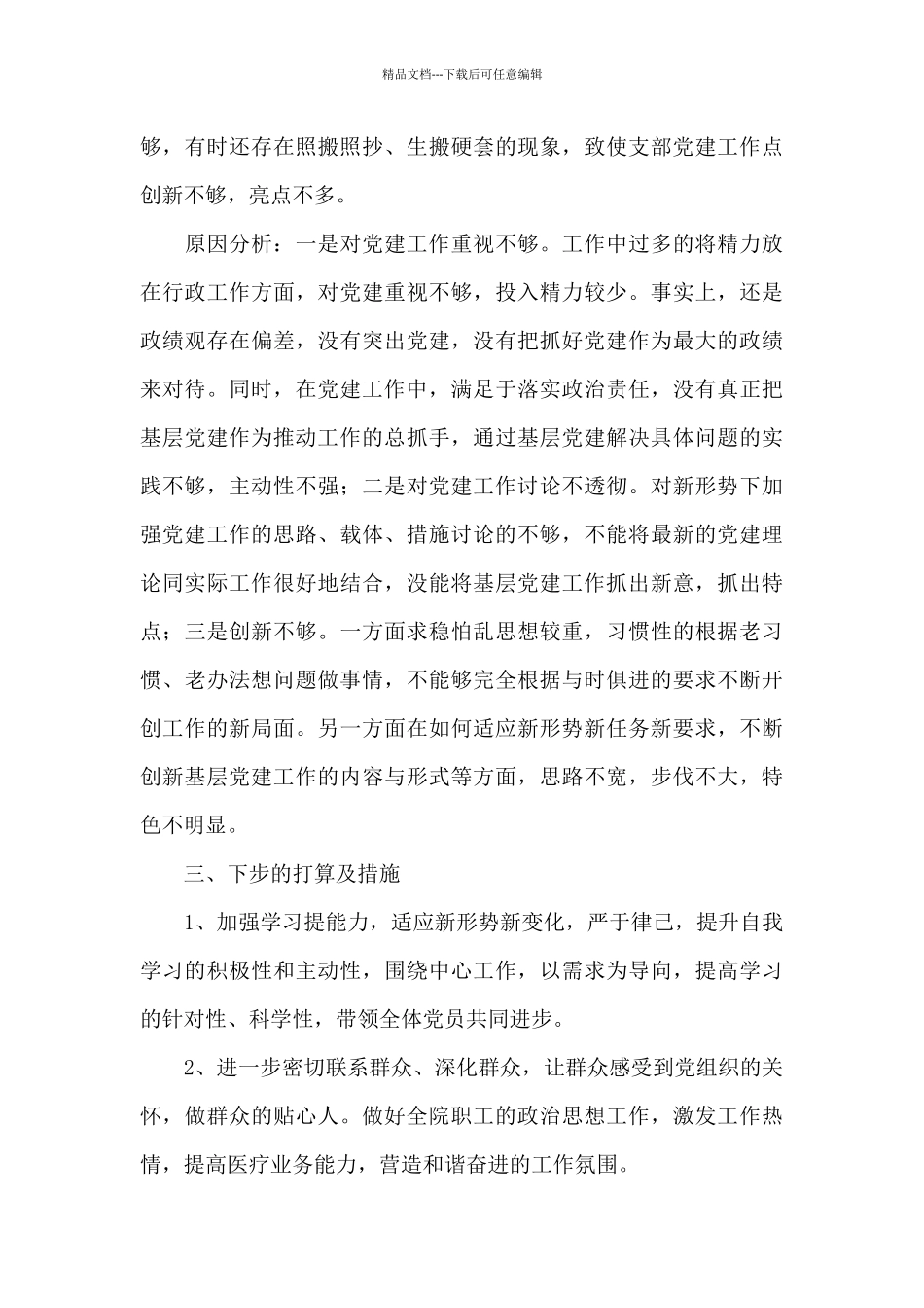 市红十字会机关党支部书记党建工作述职报告15篇_第3页