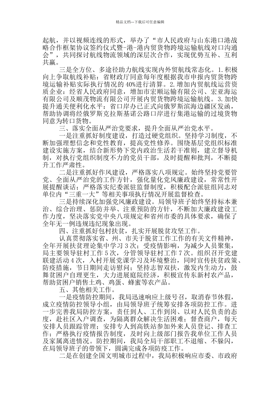 市航务局2024年工作总结及下一步工作安排_第2页