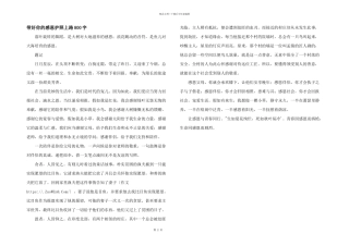 带好你的感恩护照上路800字