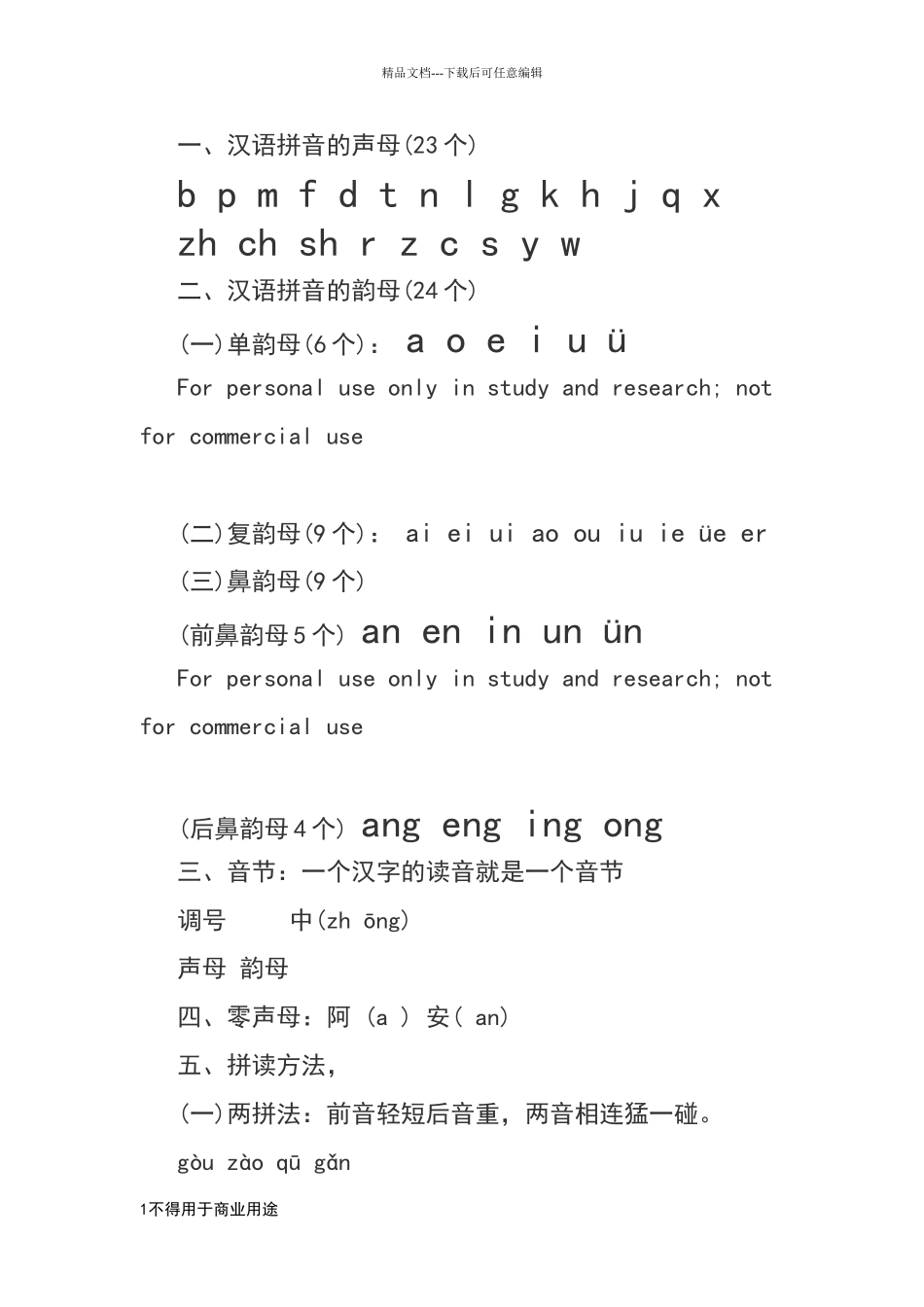 常用拼音词语_第1页