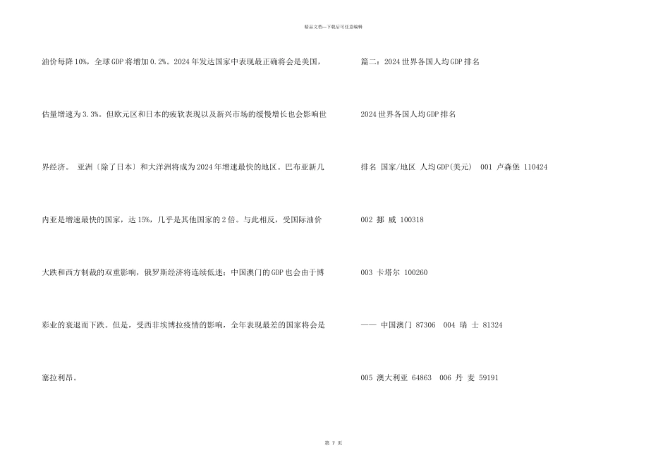 年世界各国gdp排名_第3页