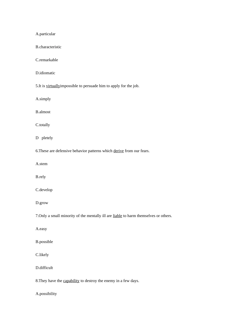 2025年职称英语卫生类B级真题及答案_第2页