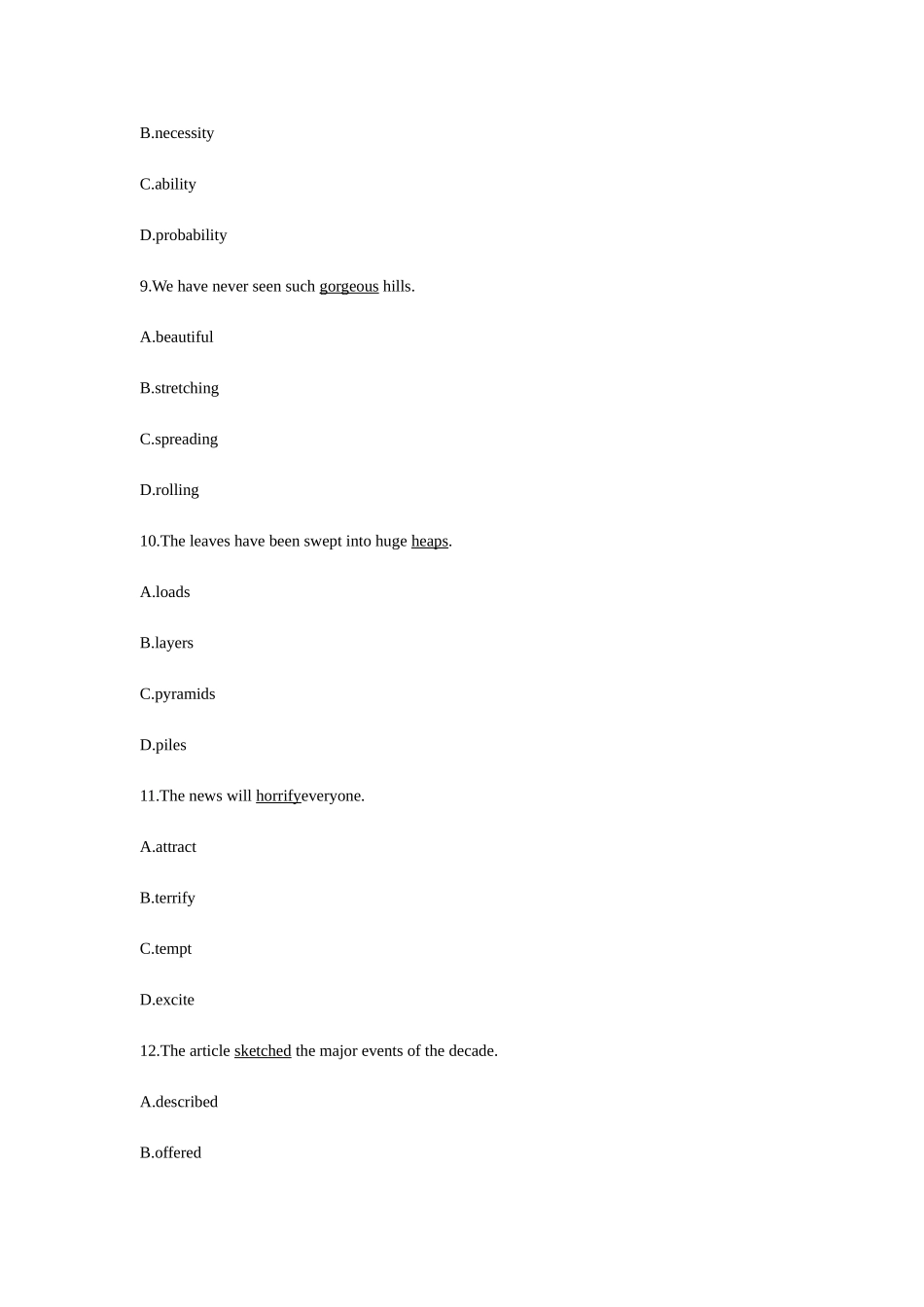 2025年职称英语卫生类B级真题及答案_第3页