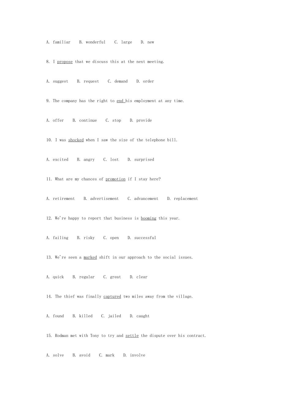 2025年职称英语考试卫生类C级真题及答案_第2页