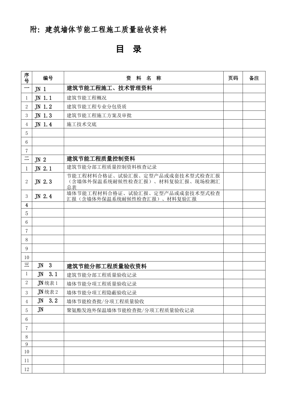 2025年节能保温资料全套表格_第1页