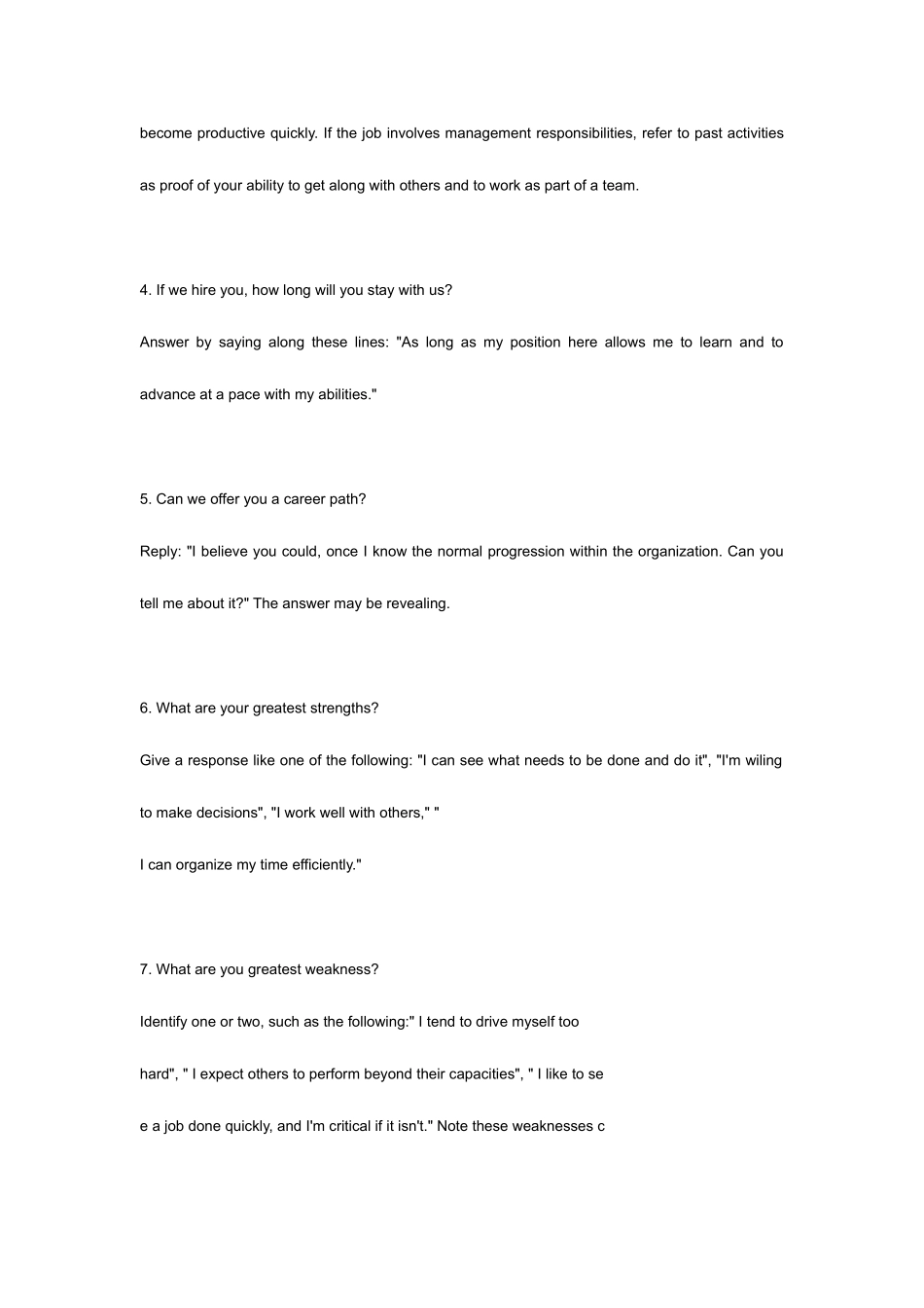 2025年英文面试常见问题_第2页