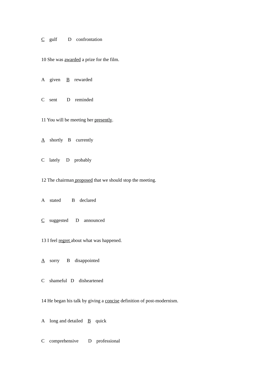 2025年新版职称英语理工类C级考前冲刺练习_第3页
