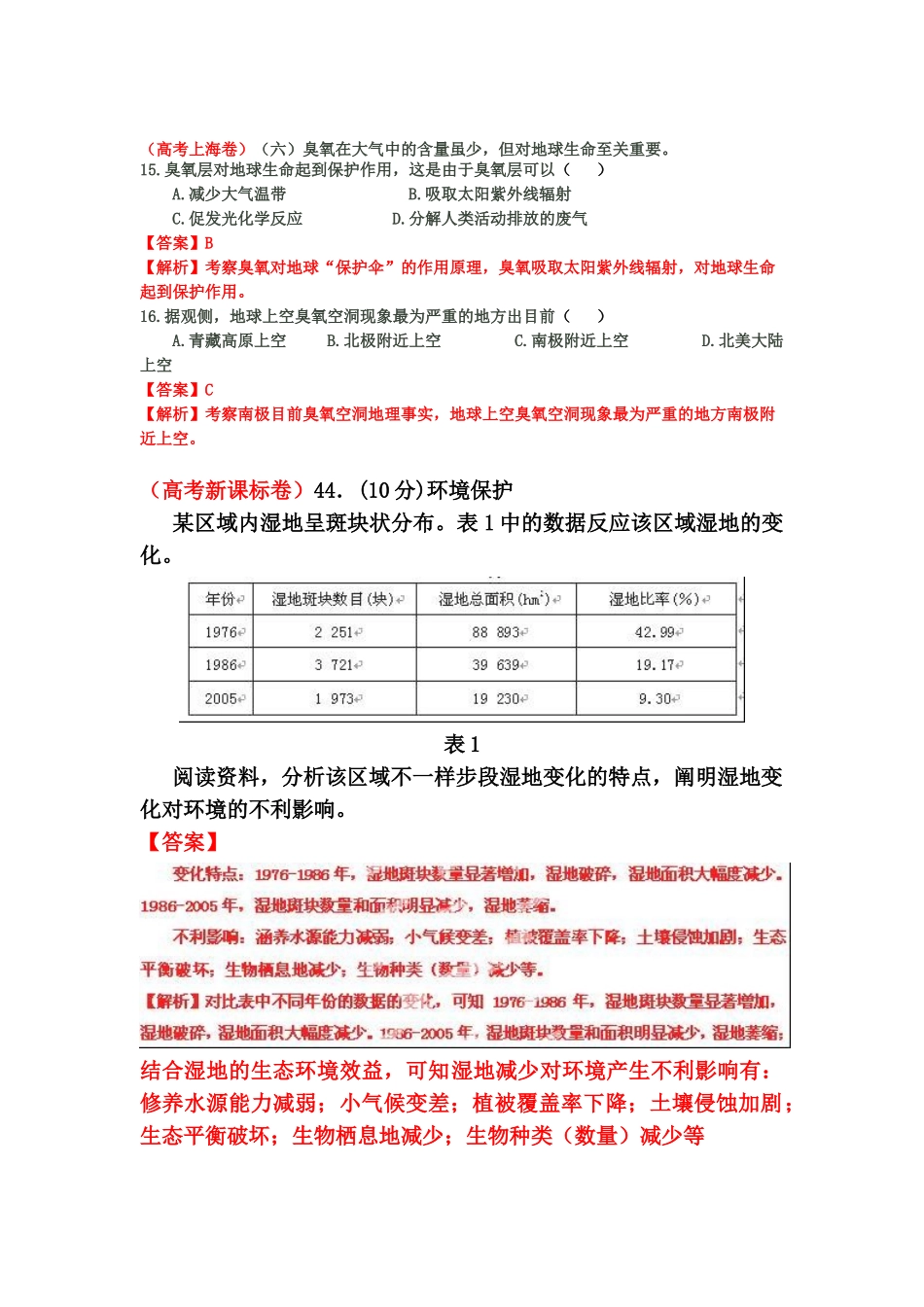 2025年高三地理知识点精解精析检测题_第1页