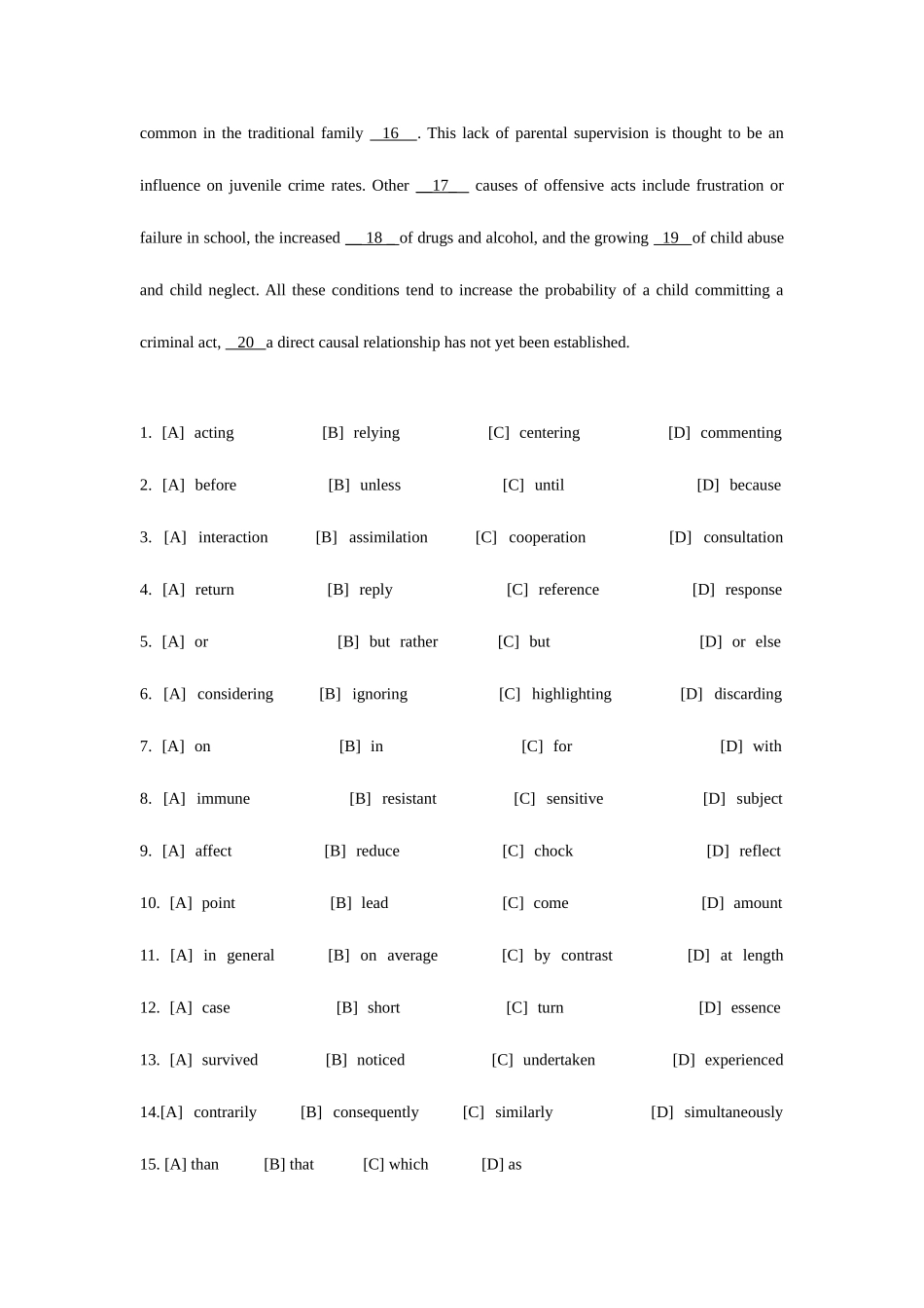 2025年考研英语真题及答案详解含答案译文词汇讲解_第2页