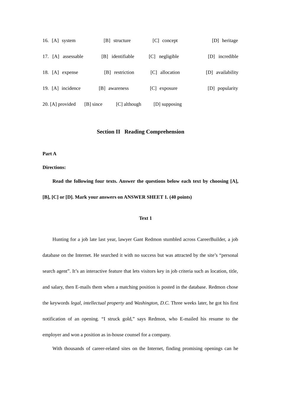 2025年考研英语真题及答案详解含答案译文词汇讲解_第3页