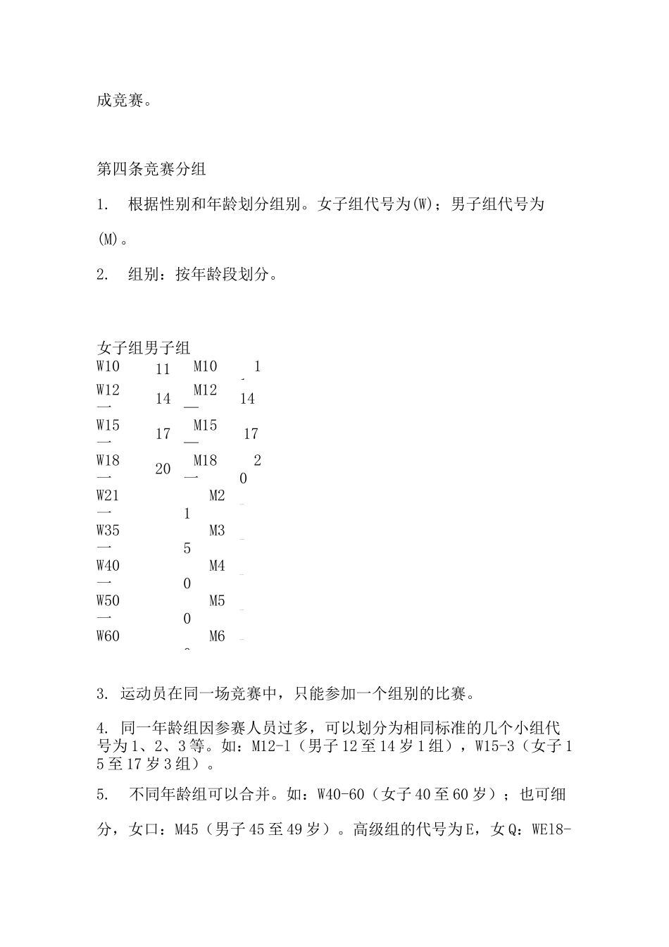 定向越野运动--竞赛规则_第2页