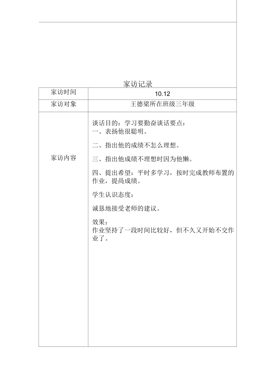 全员育人导师制,DOC.谈心、家访记录_第3页