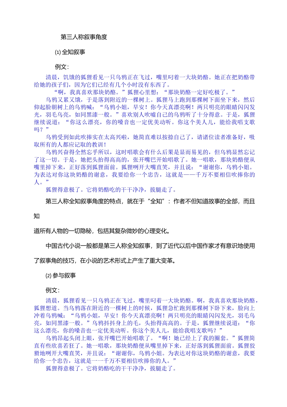 小说的叙事角度_第2页