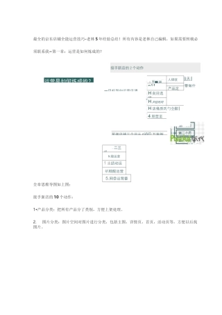 京东店铺全能运营技巧窍门