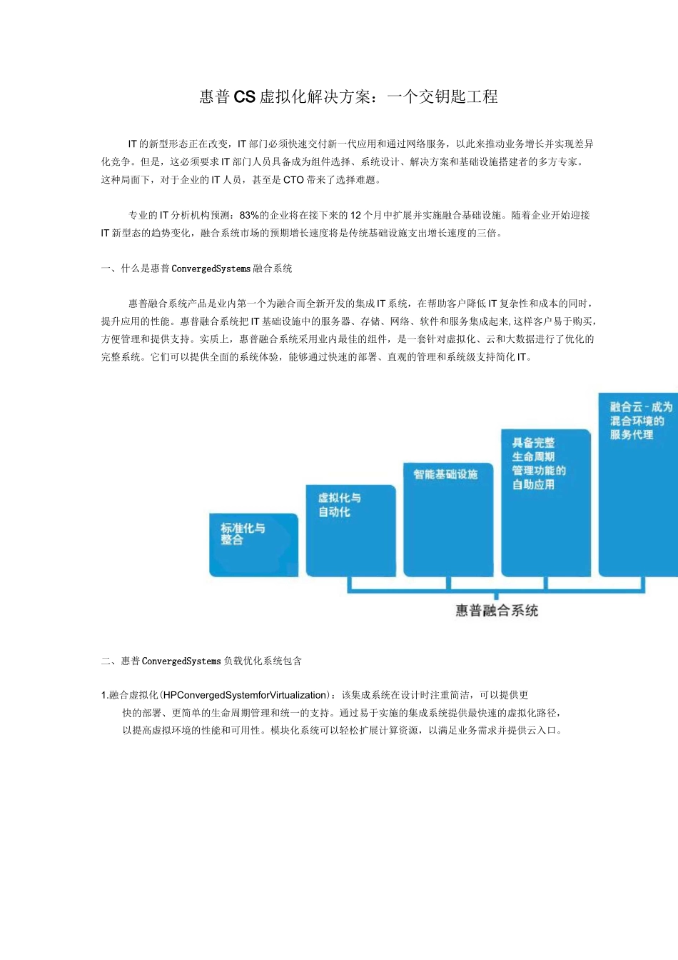 惠普超融合解决方案_第1页
