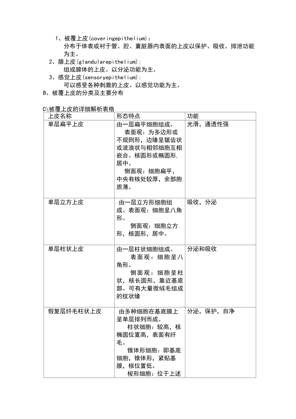 组织学与胚胎学重点_第2页