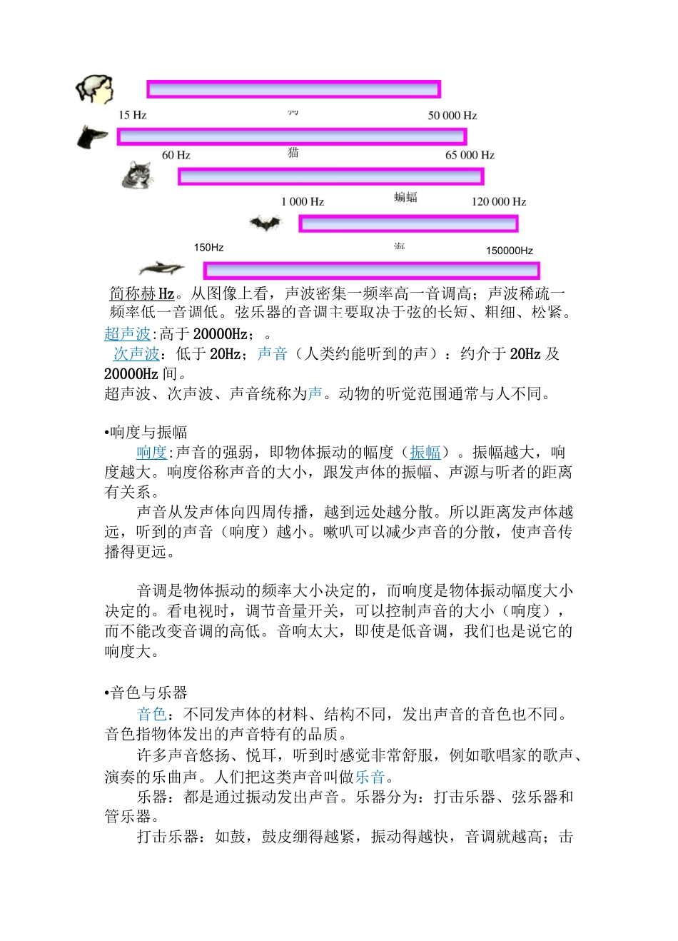 声现象知识点总结_第2页