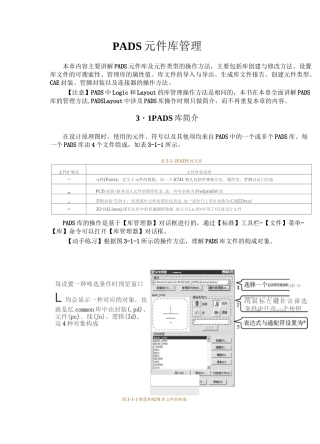 PADS 元件库管理