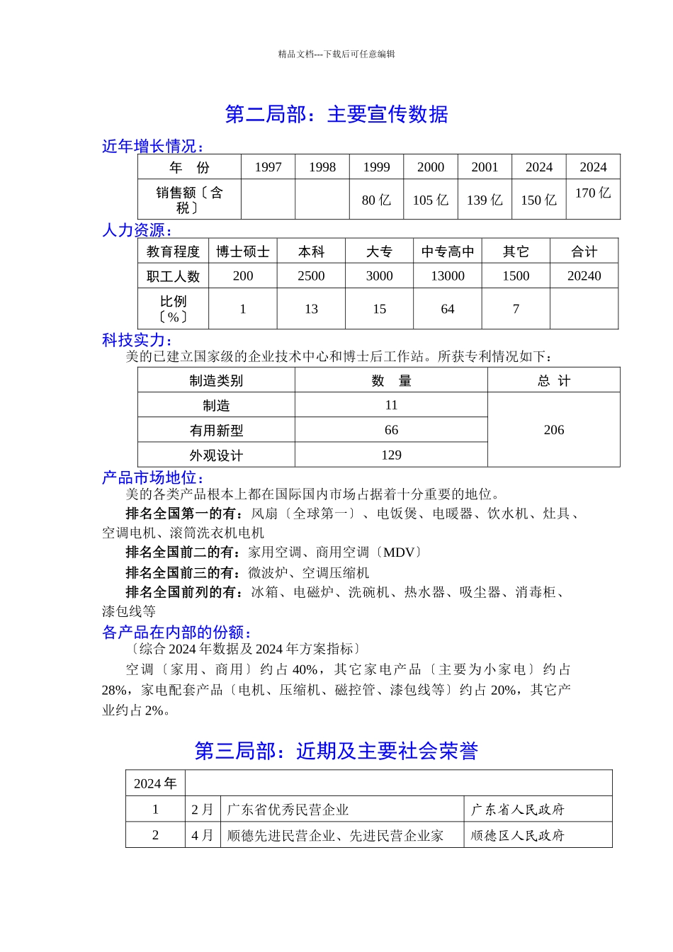 广东美的集团宣传指引_第3页