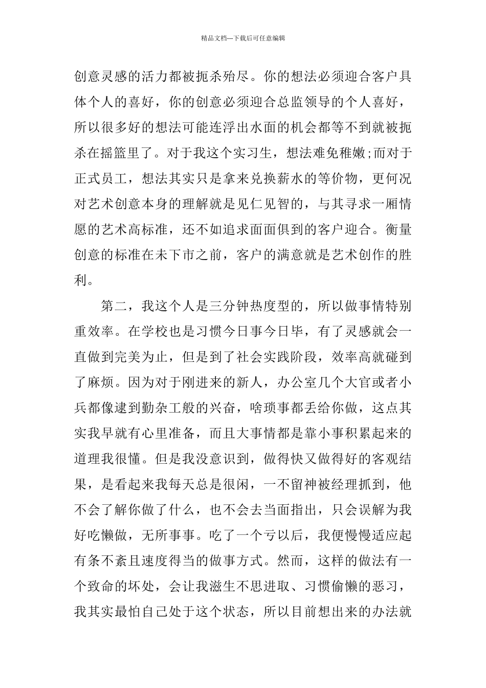 广告公司关于2024年度实习报告篇_第2页